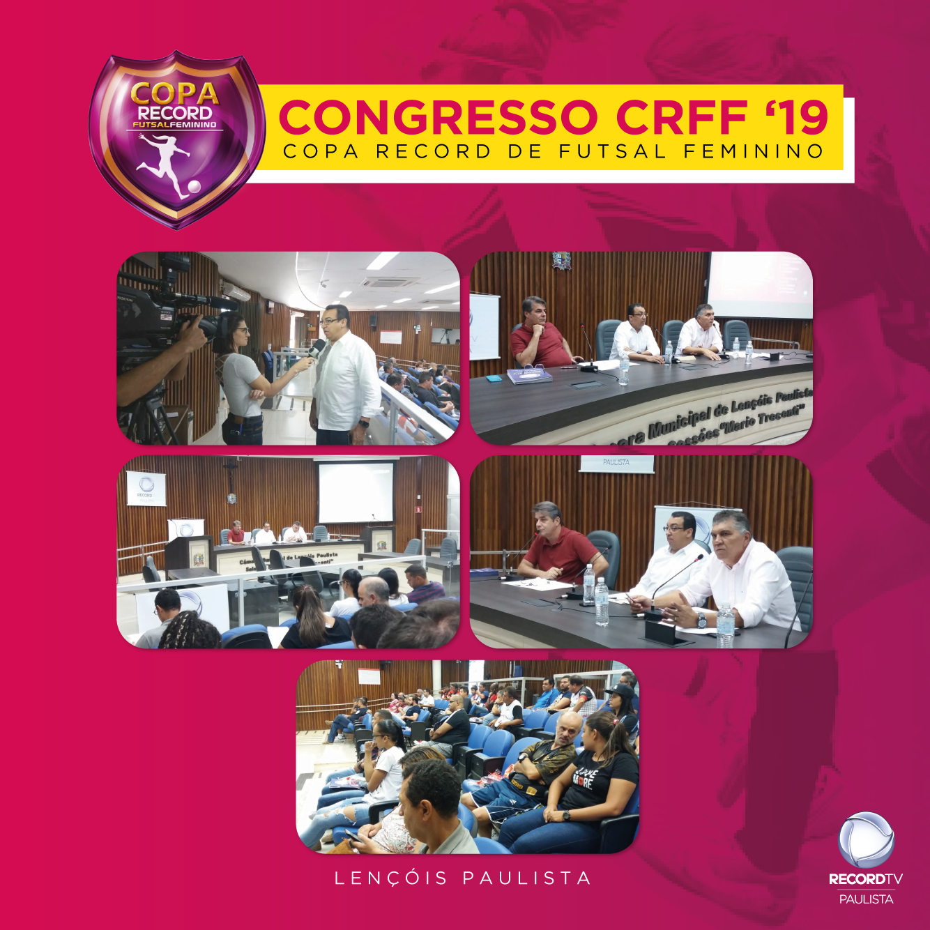 Congresso Técnico - Copa Record de Futsal Feminino 2019